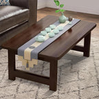 Japanese Floor Sitting Table, Folding Wood Tea Table Chabudai Japanese Coffee Table Low Table for Living Room Home Tatami Office (A 31.5 * 15.7 * 11.8 INCH)