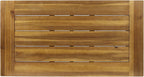 Christopher Knight Home Catriona Outdoor Acacia Wood Coffee Table, Teak Finish / Rustic Metal Brown and Black
